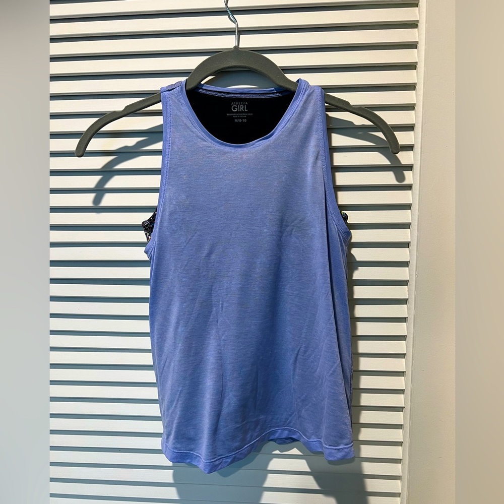 Athleta Girl layered tank top size 8-10